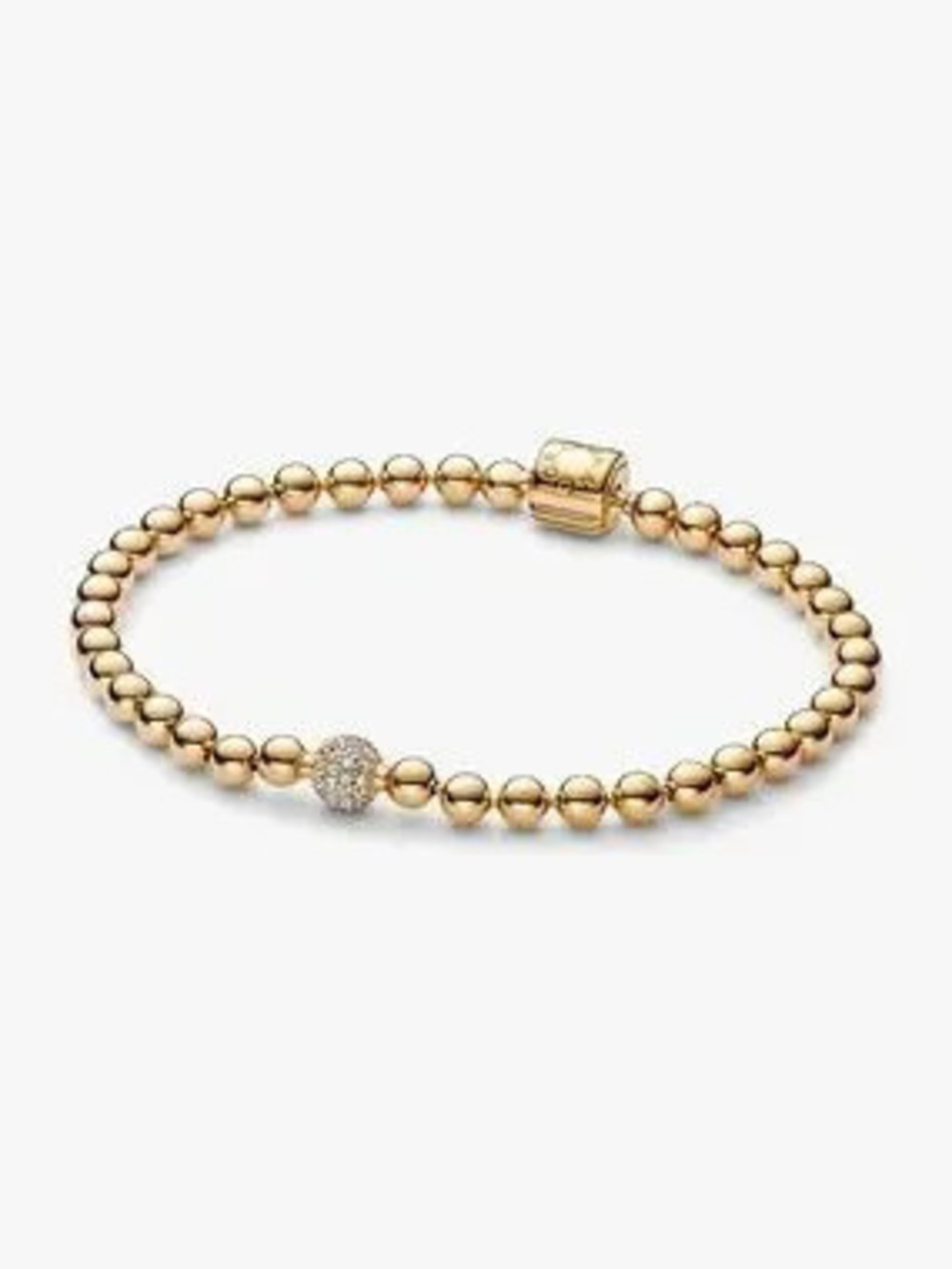 Pandora Beads & Pav Bracelet